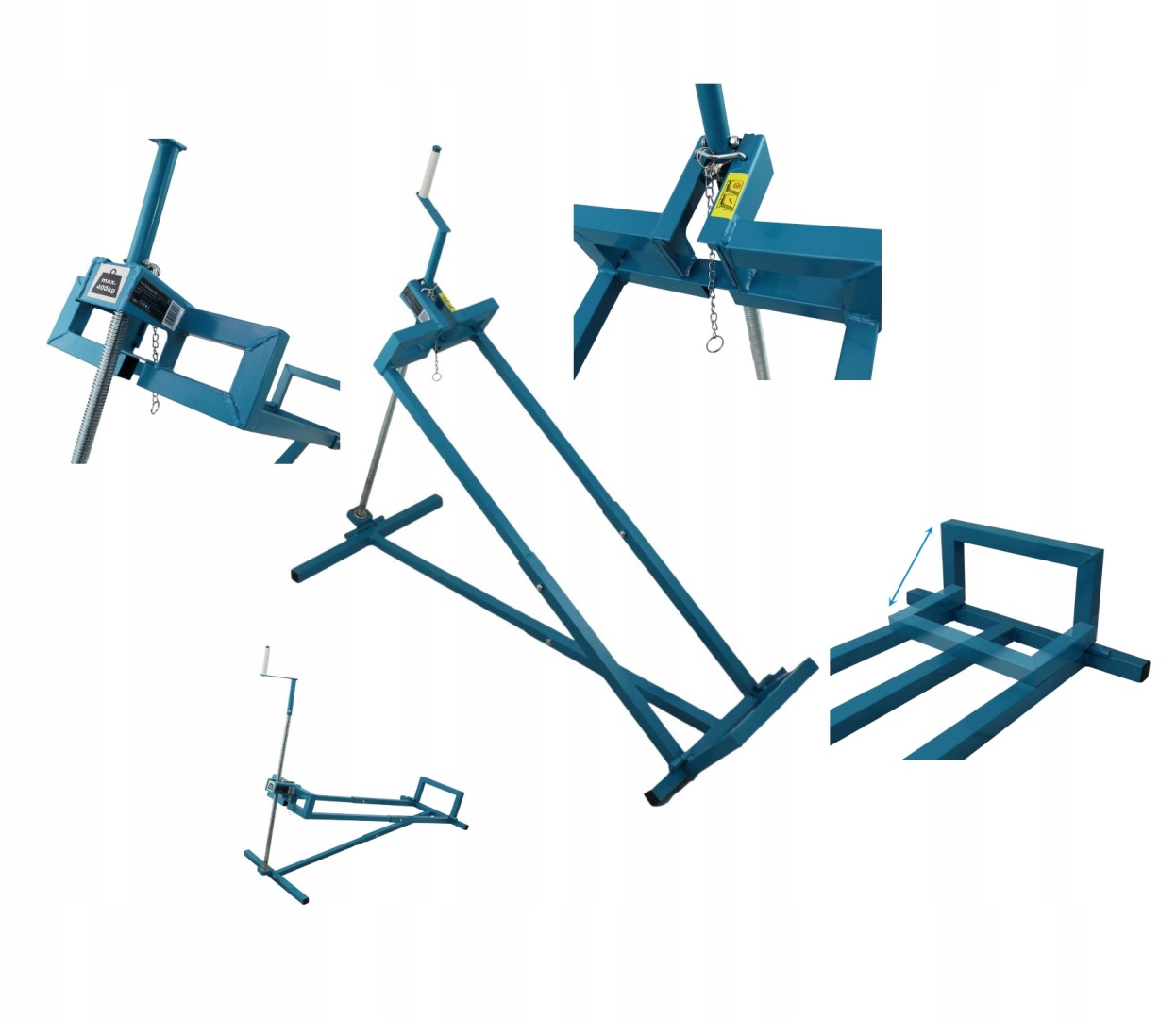 PODNOŚNIK SERWISOWY DO KOSIARKI TRAKTORKA ATV 400KG LEWAREK WYCIĄGARKA