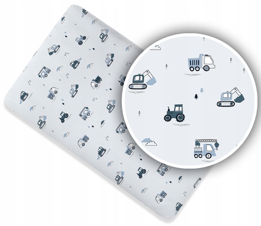 Простыня из хлопка для детской кроватки 140x70