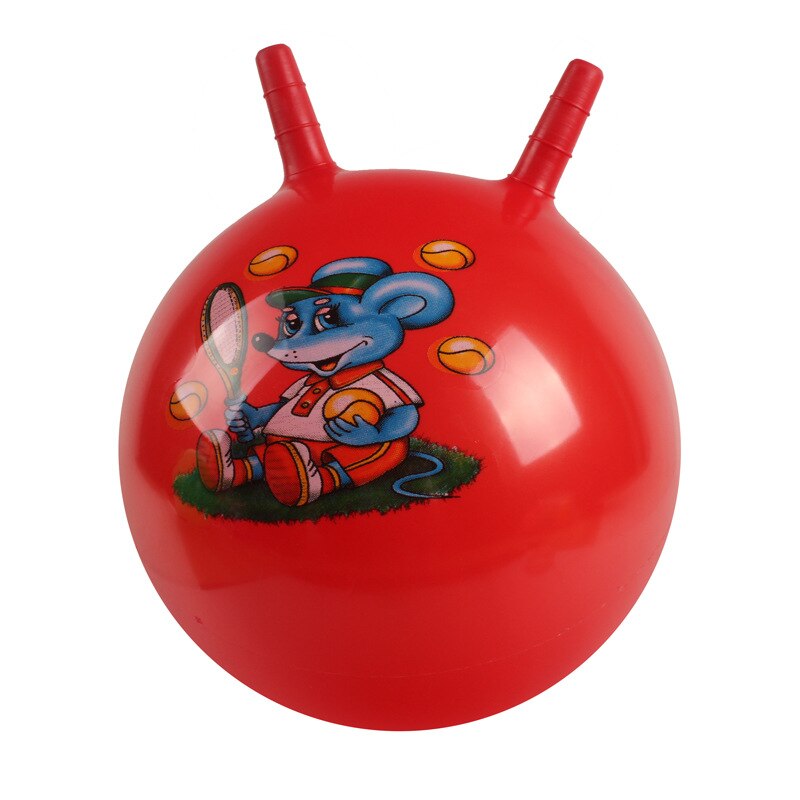 PIŁKA SKOCZEK DO SKAKANIA ROGI RĄCZKA - ZIELONA Kod producenta 252