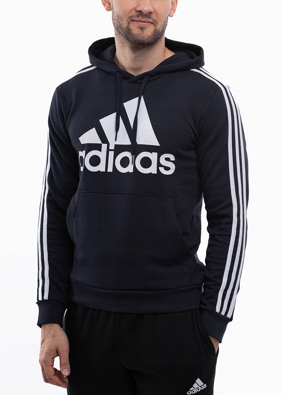 adidas pánská mikina s kapucí sportovní bavlněná pohodlná vel