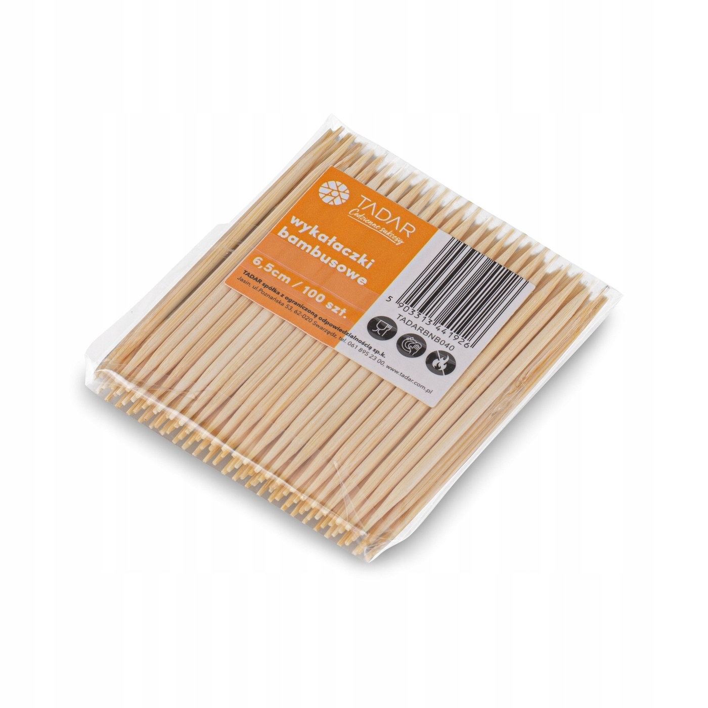 Bambusowe WYKAŁACZKI DO KORECZKÓW krótkie Tadar
