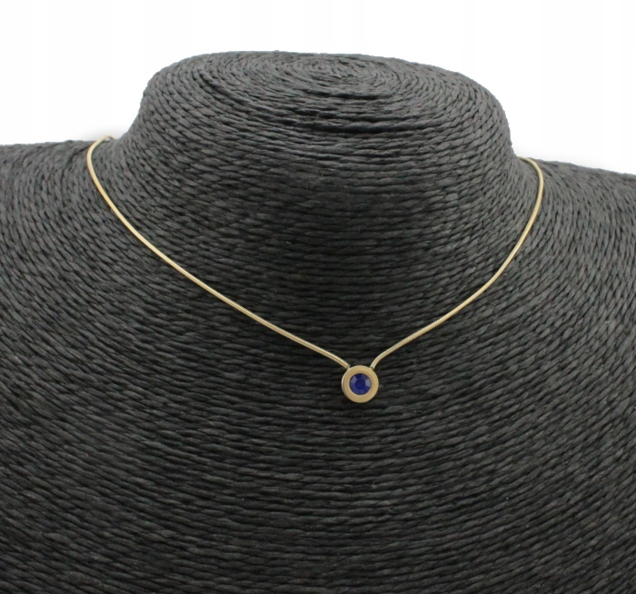 NASZYJNIK ZŁOTY ŻMIJKA CHABEREK STAL CHIRURGICZNA Marka Inna marka