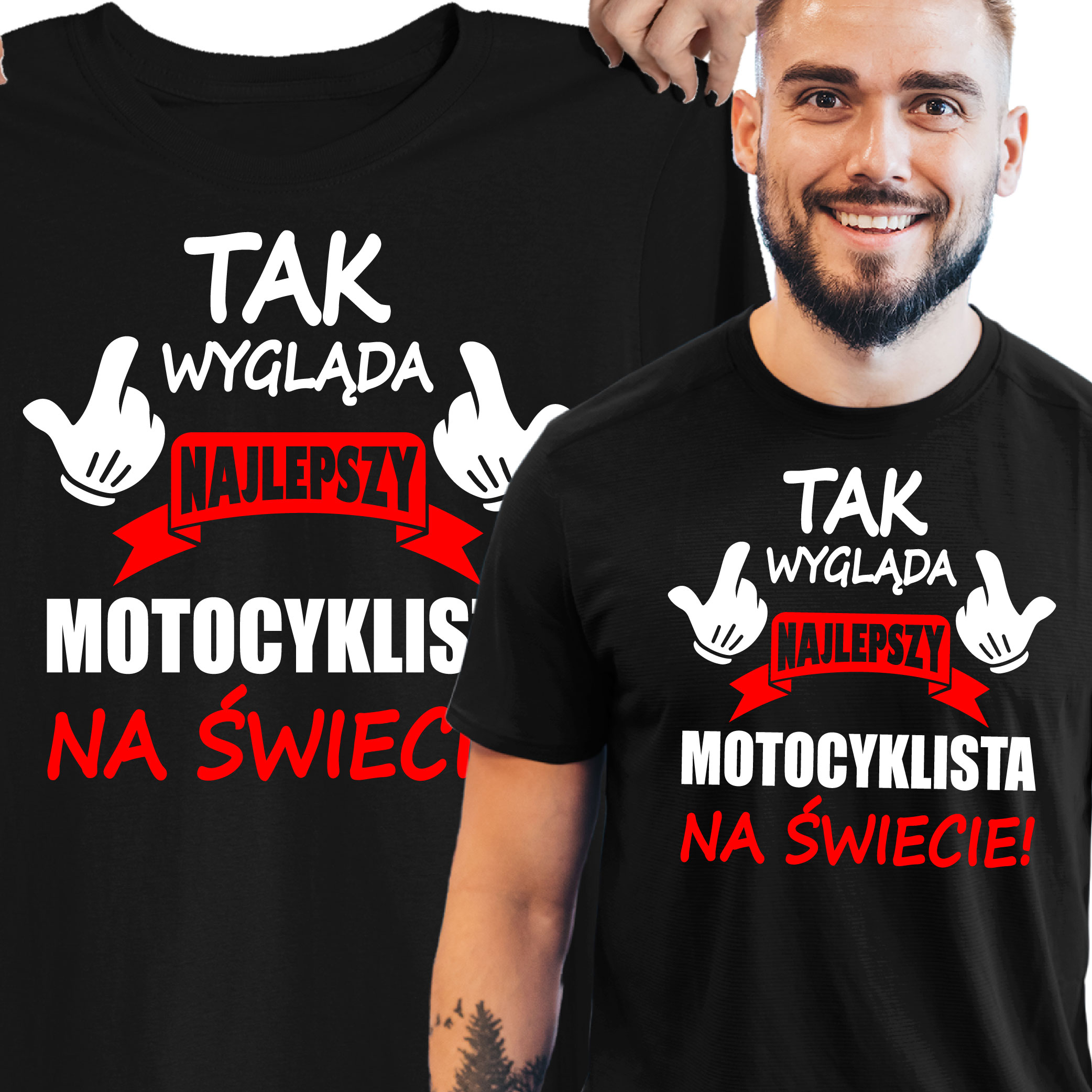 

Tshirt Prezent Dla Motocyklisty Ścigacz Harley