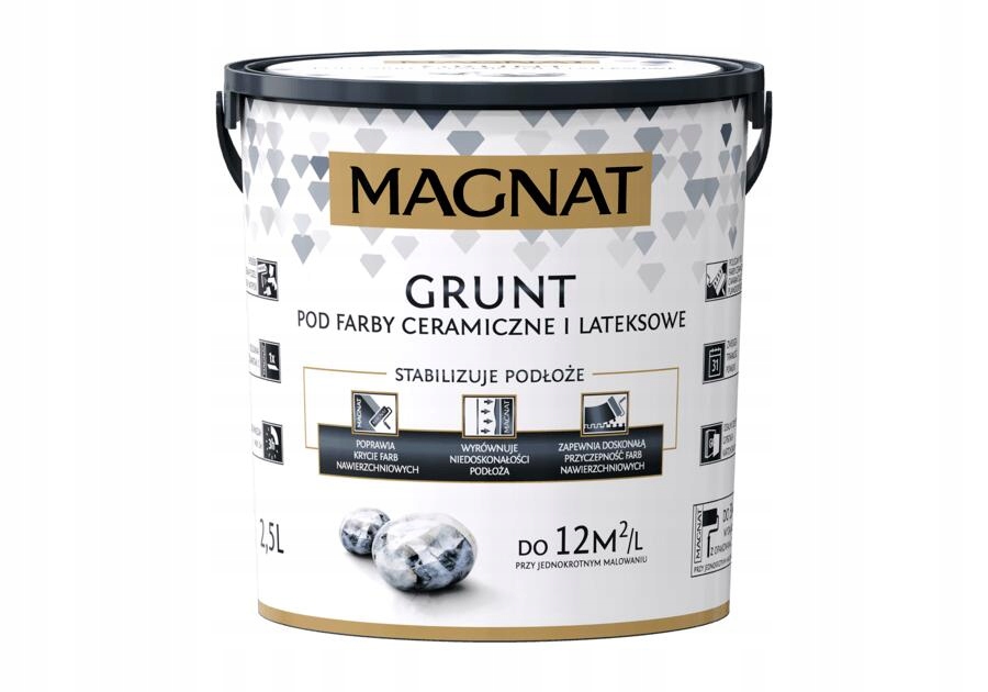 

Magnat Primer Grunt Biały 2,5l Farba podkładowa