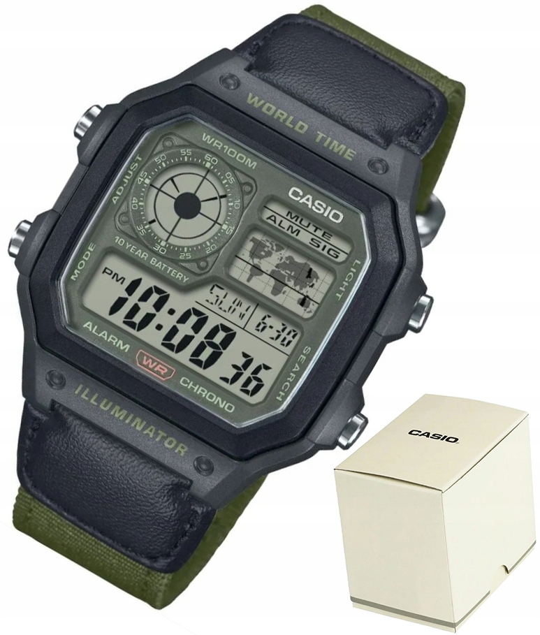 Hodinky Casio AE-1200WHUB-3AVEF Sportovní Na Dárek