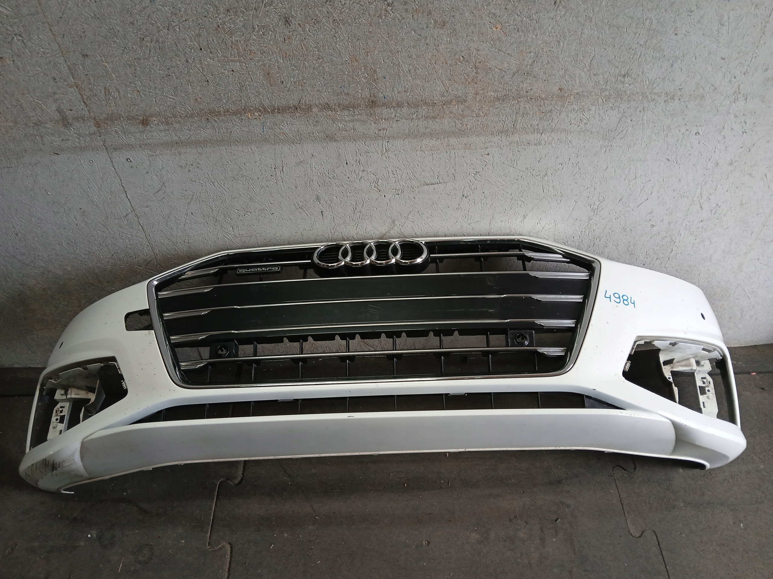 bumper front AUDI A4 B9 8W LIFT