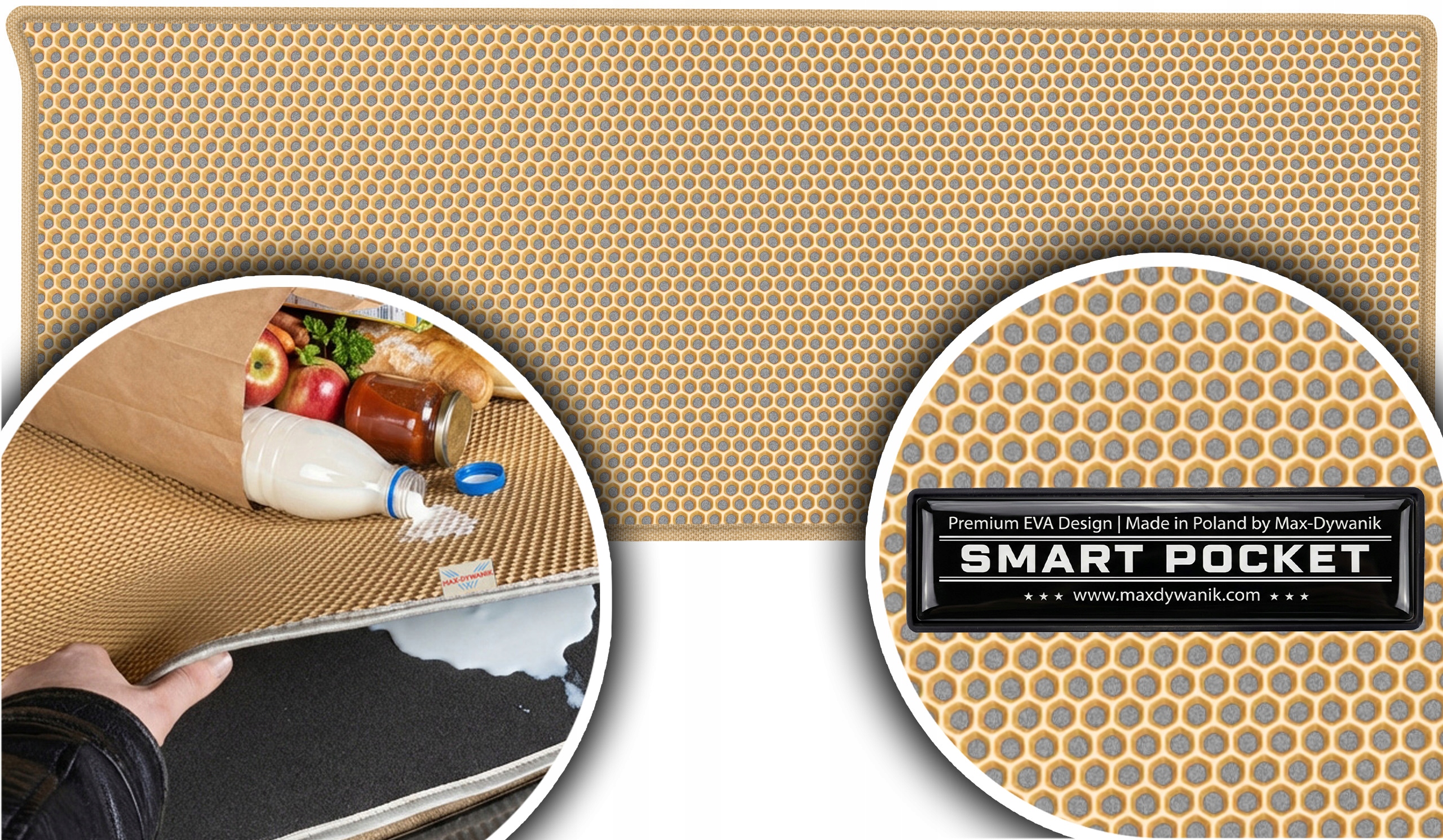 Ford Custom Van L1 2018- Vložka do zavazadlového prostoru Eva Smart Pocket Béžová