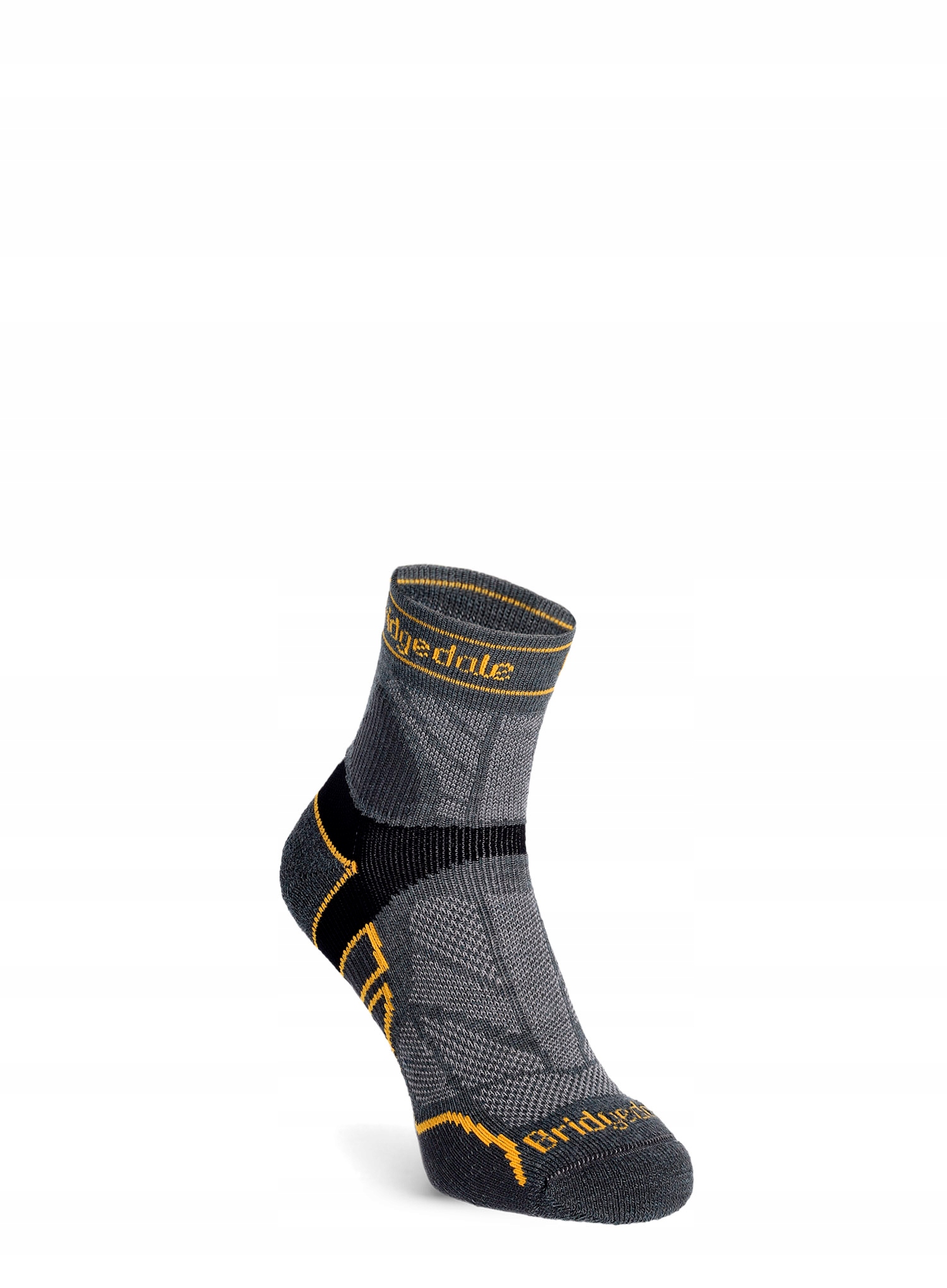 Skarpety biegowe Bridgedale Lt T2 Merino Sport 3/4 Crew gunmetal 44-47