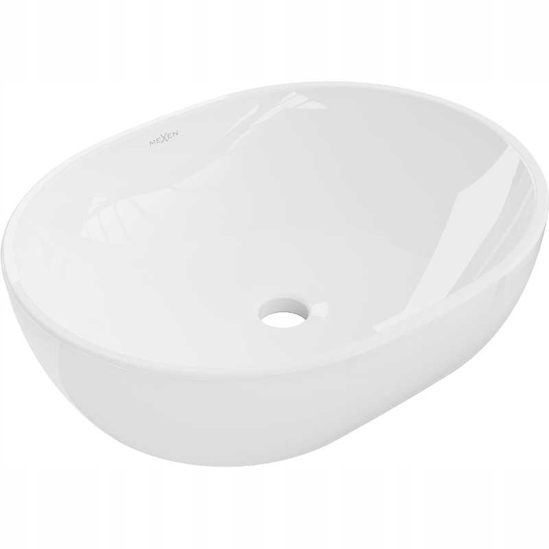 Mexen Viki umyvadlo na desku 48 x 35 cm, Bílá 21054800