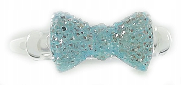 

Błękitne Kokardki Diamenciki Spinki Super Malutkie