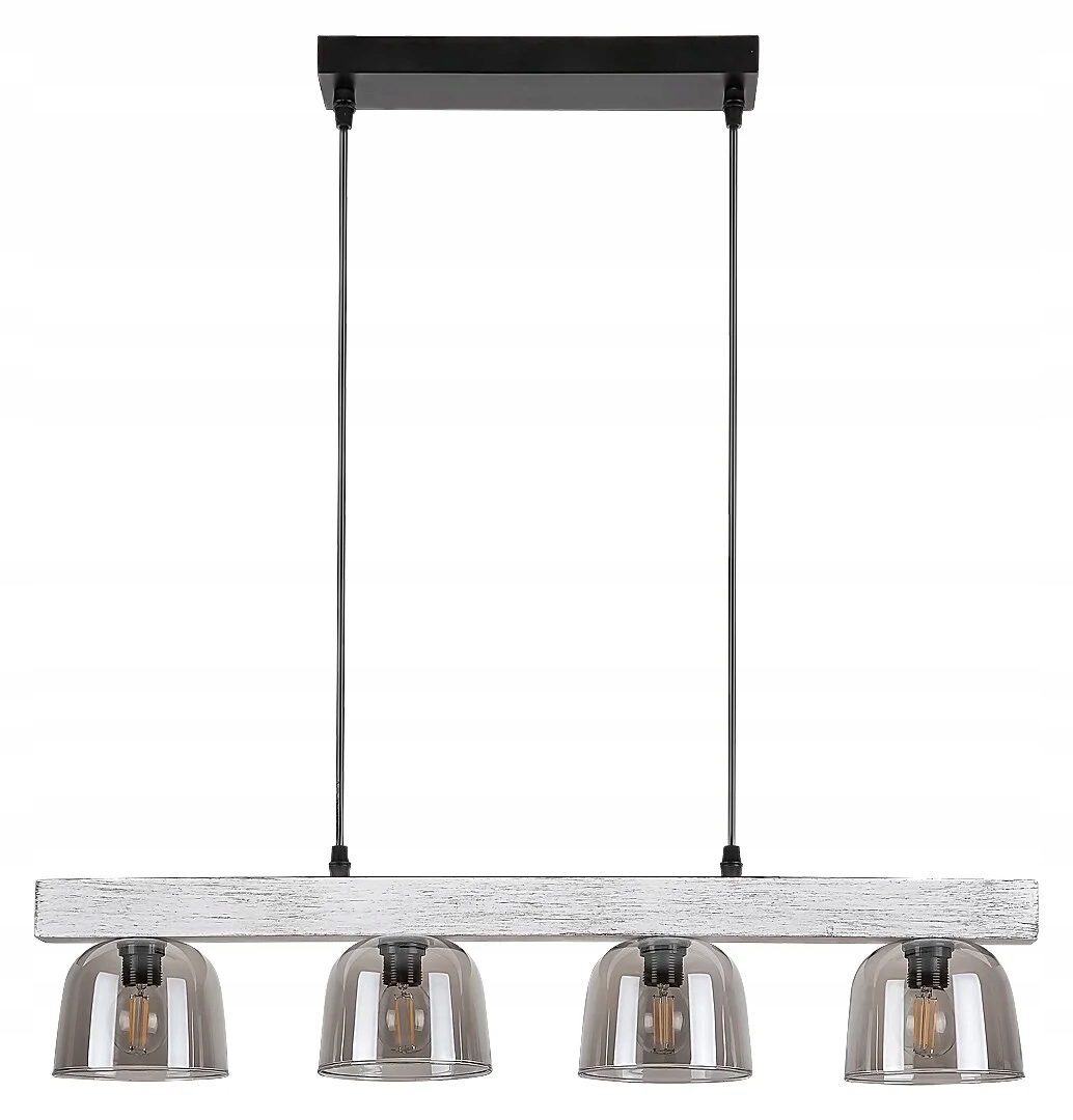 Závěsné svítidlo do jídelny E14 4x40W barva šedý dub 3120 Cardamom Rabalux