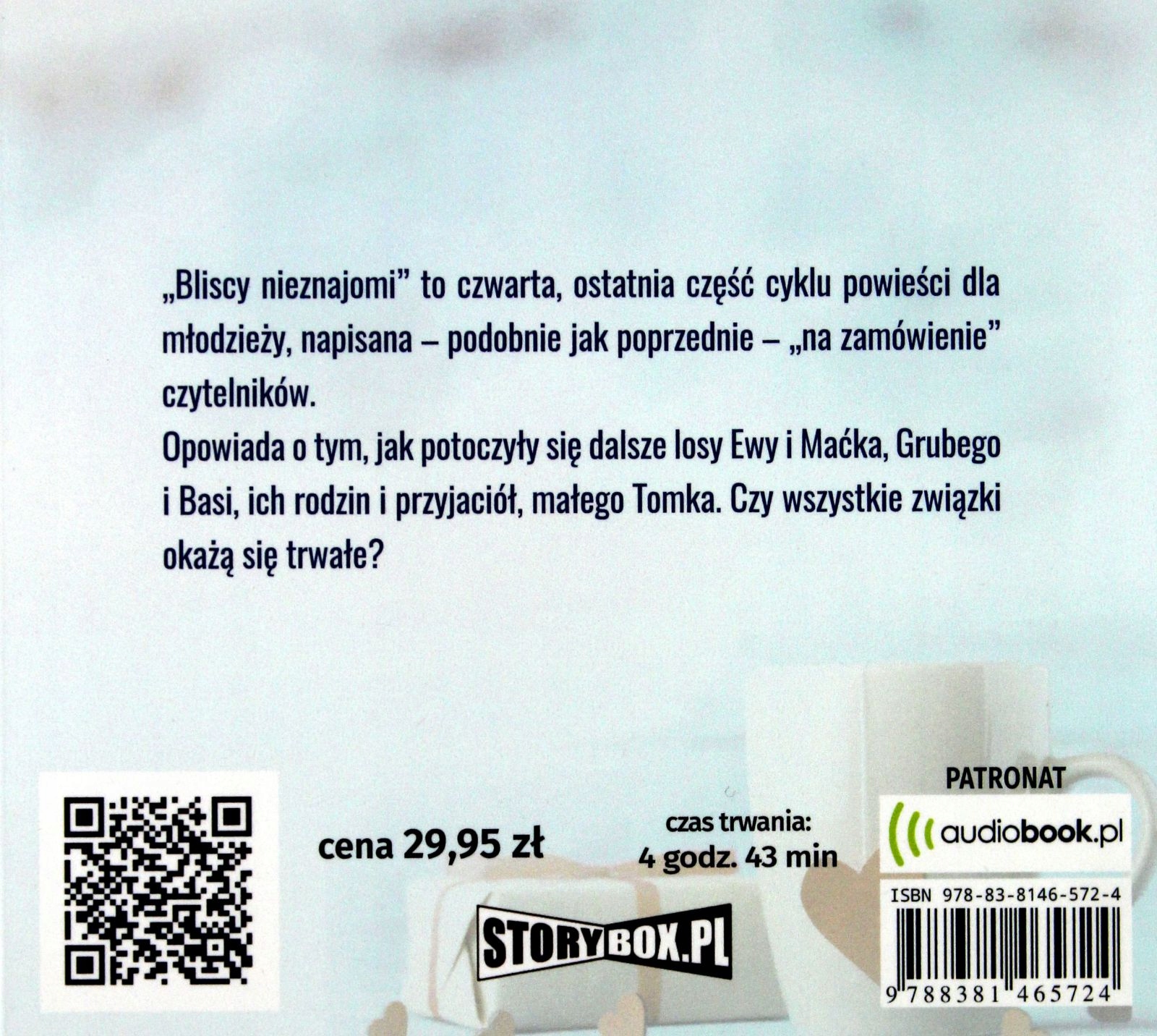 BLISCY NIEZNAJOMI. MACIEK, EWA, GRUBY I INNI (TOM 4) - ANNA ONICHIMOWSKA AU Stan opakowania oryginalne