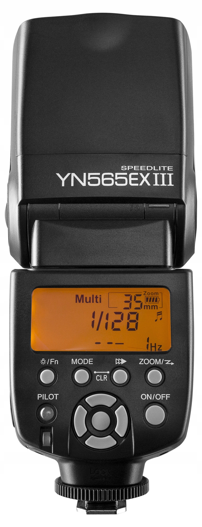 Lampa błyskowa YONGNUO YN565EX III do Canon Wyświetlacz LCD Posiada wyświetlacz