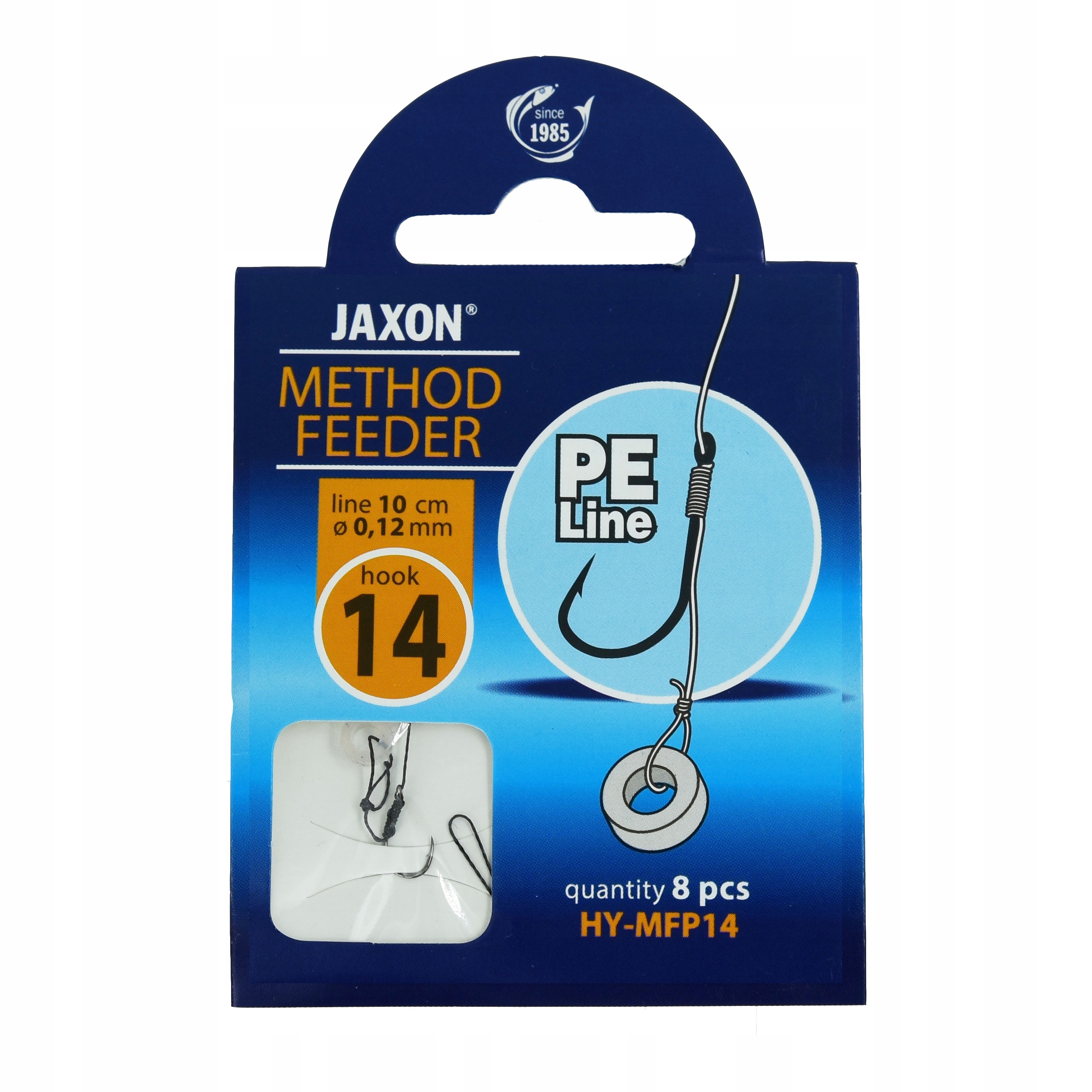 

Hak M.FEEDER+PRZYP/plecionka0.12mm r.14 op/8szt