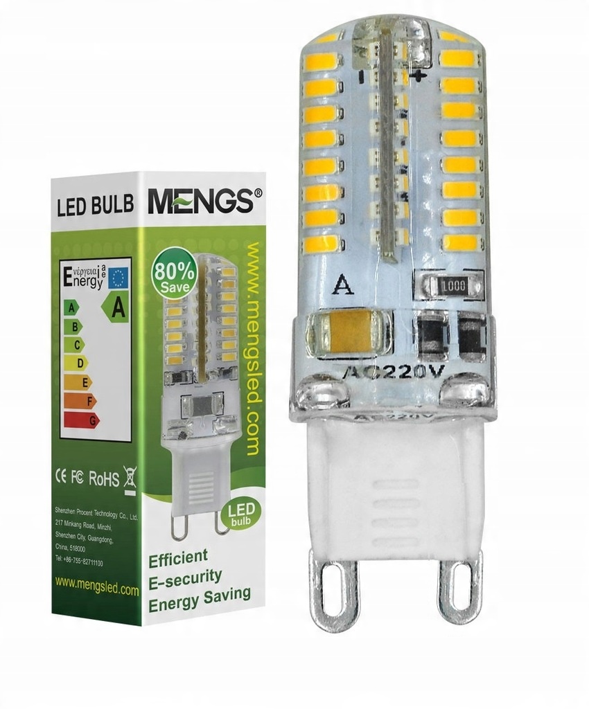 

Żarówka G9 Led ściemnialna 3W=20W biały ciepły