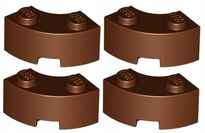 

Lego Klocek Narożny 2x2 Brązowy (85080/6322211) x4