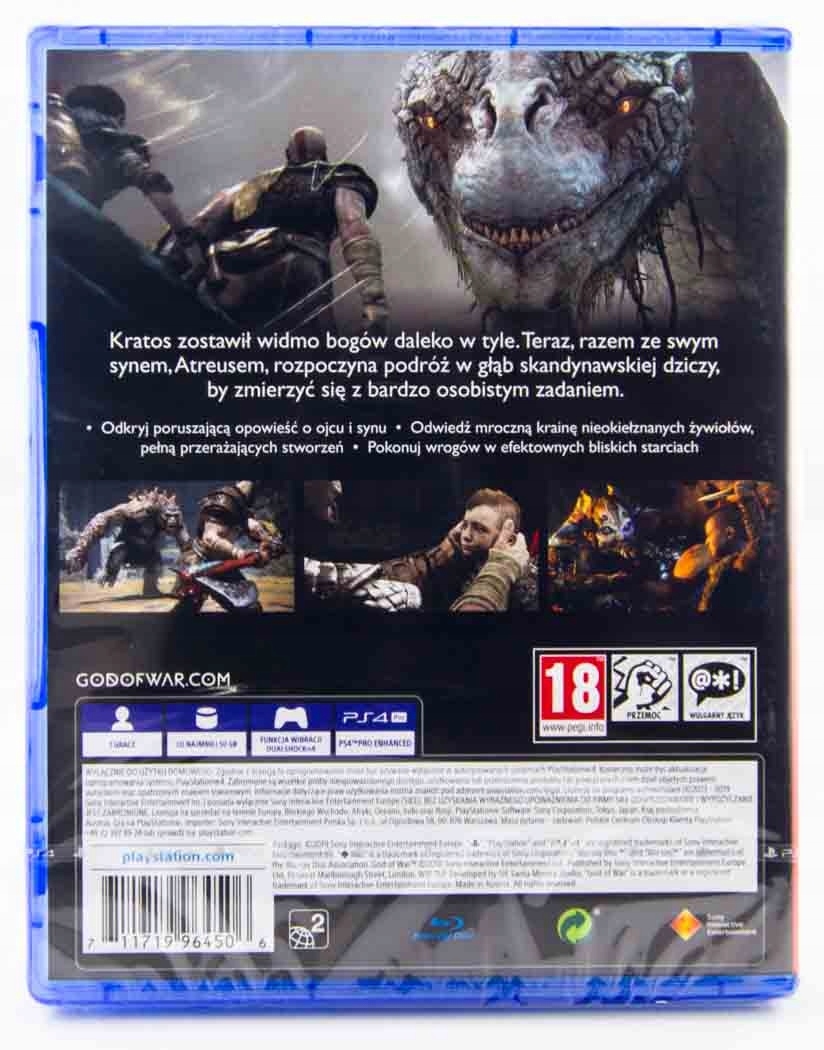 GOD OF WAR PL PS4 PS5 NOWA PL DUBBING Rodzaj wydania Podstawa