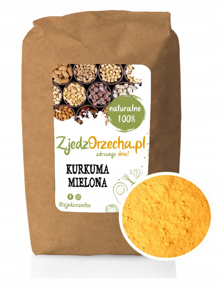 Kurkuma Mleté zlaté mléko Intenzivní Barva odstraňuje Volné Radikály 10 kg Sáček