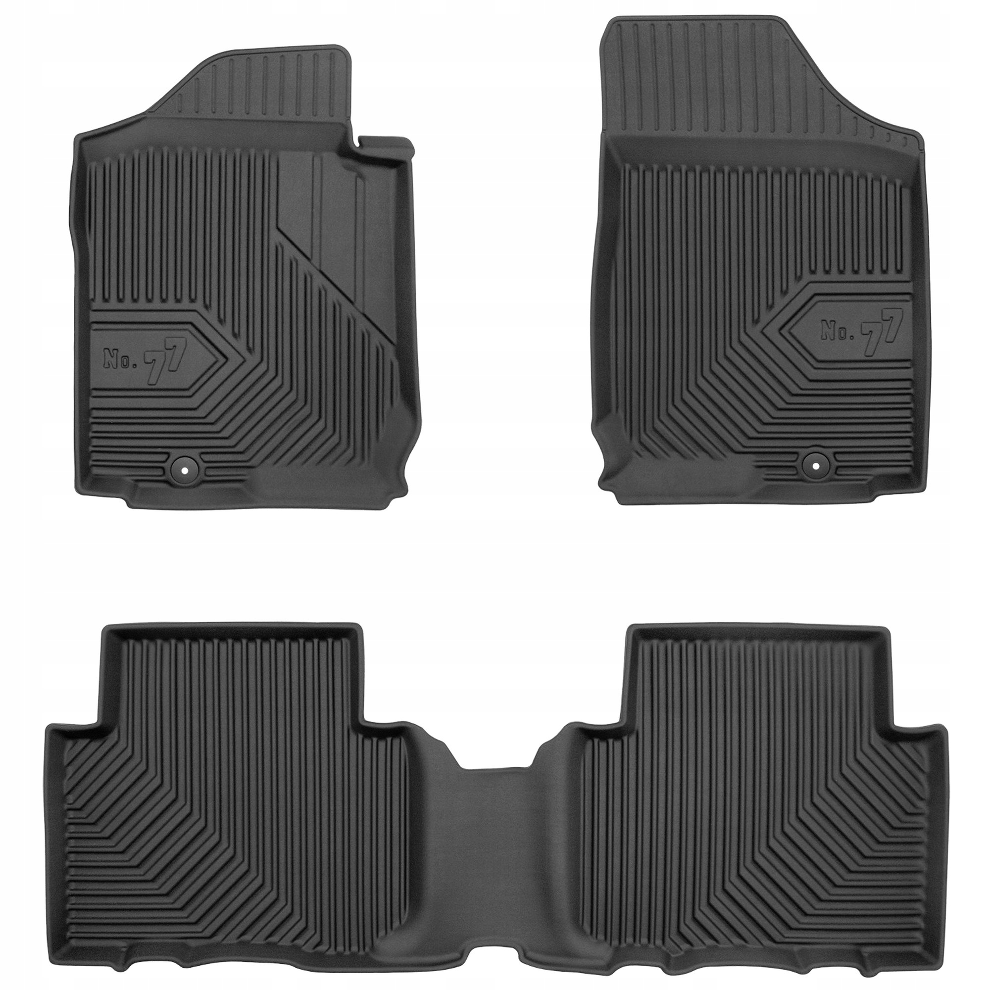 Dywaniki gumowe No.77 Kia Carens III 2006-2013