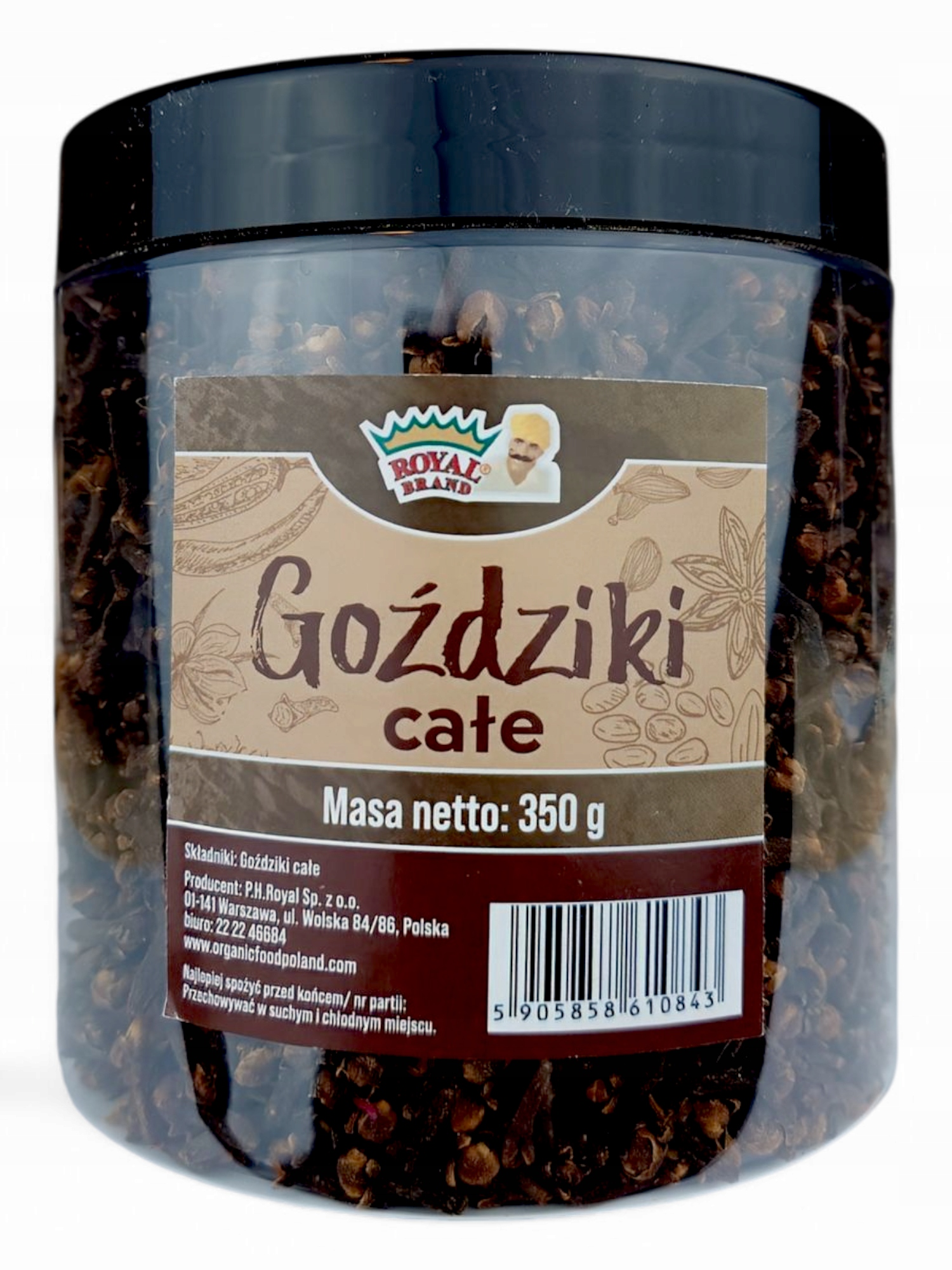 Levně Hřebíček Celý 350 g Esenciální Hřebíček Celý Gat I ve sklenici Kořeněná sklenice