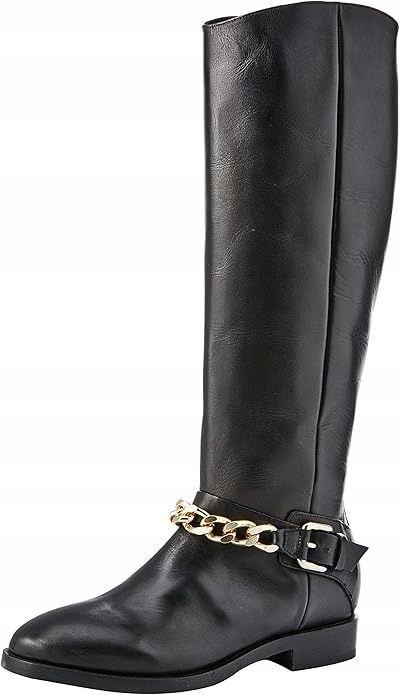 Dámské kožené kozačky Geox Donna Brouge D262UF00043 R39