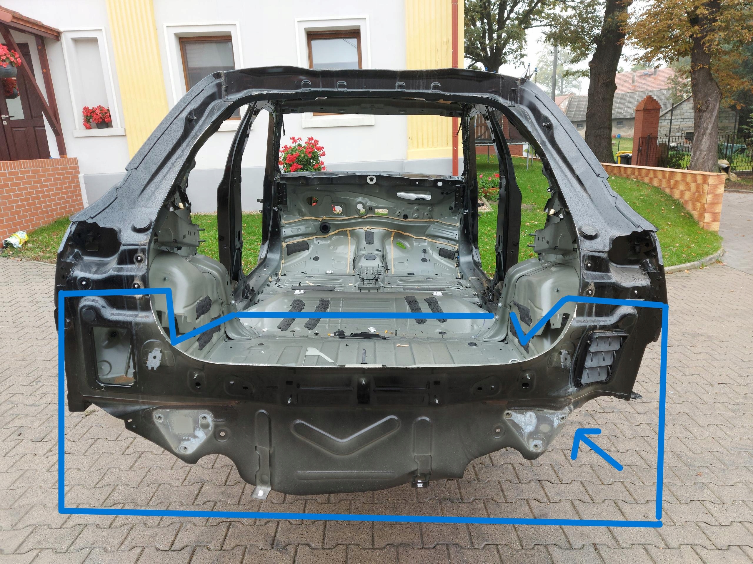Opel Mokka-E II B rear panel sump KTV