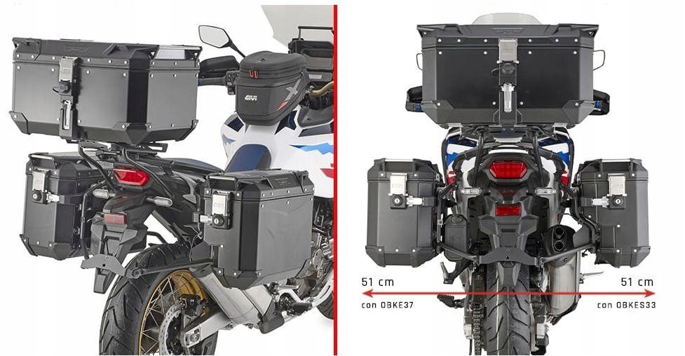 Kappa 2025/05 Rám Bočných Kufrov Monokey Cam Side Honda Crf 1100 L Afri