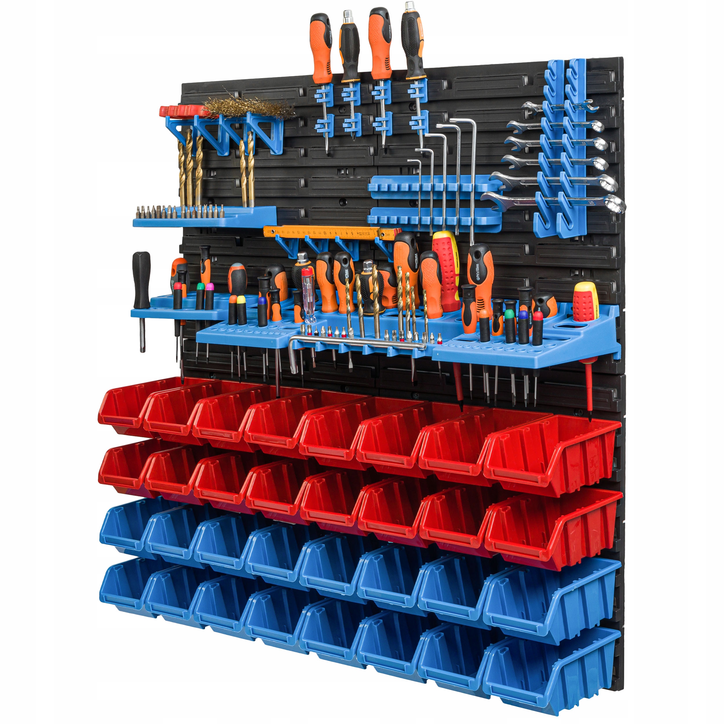 Dílenská tabule na nářadí 77x78 cm, 32 záchodů