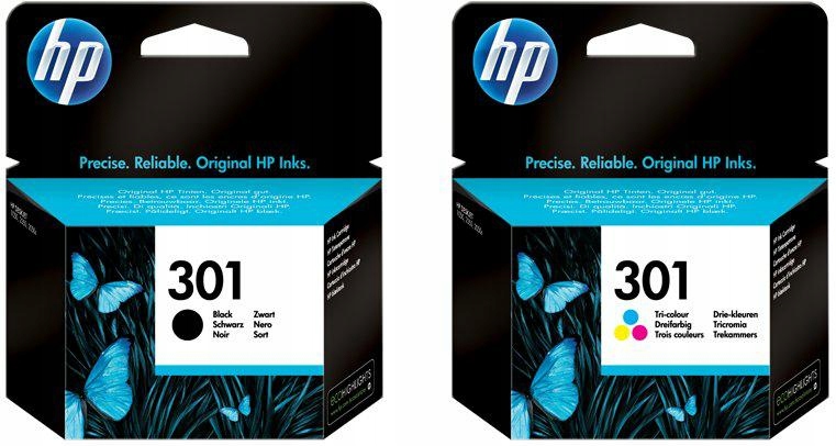 Zestaw Hp 301 Czarny Kolor