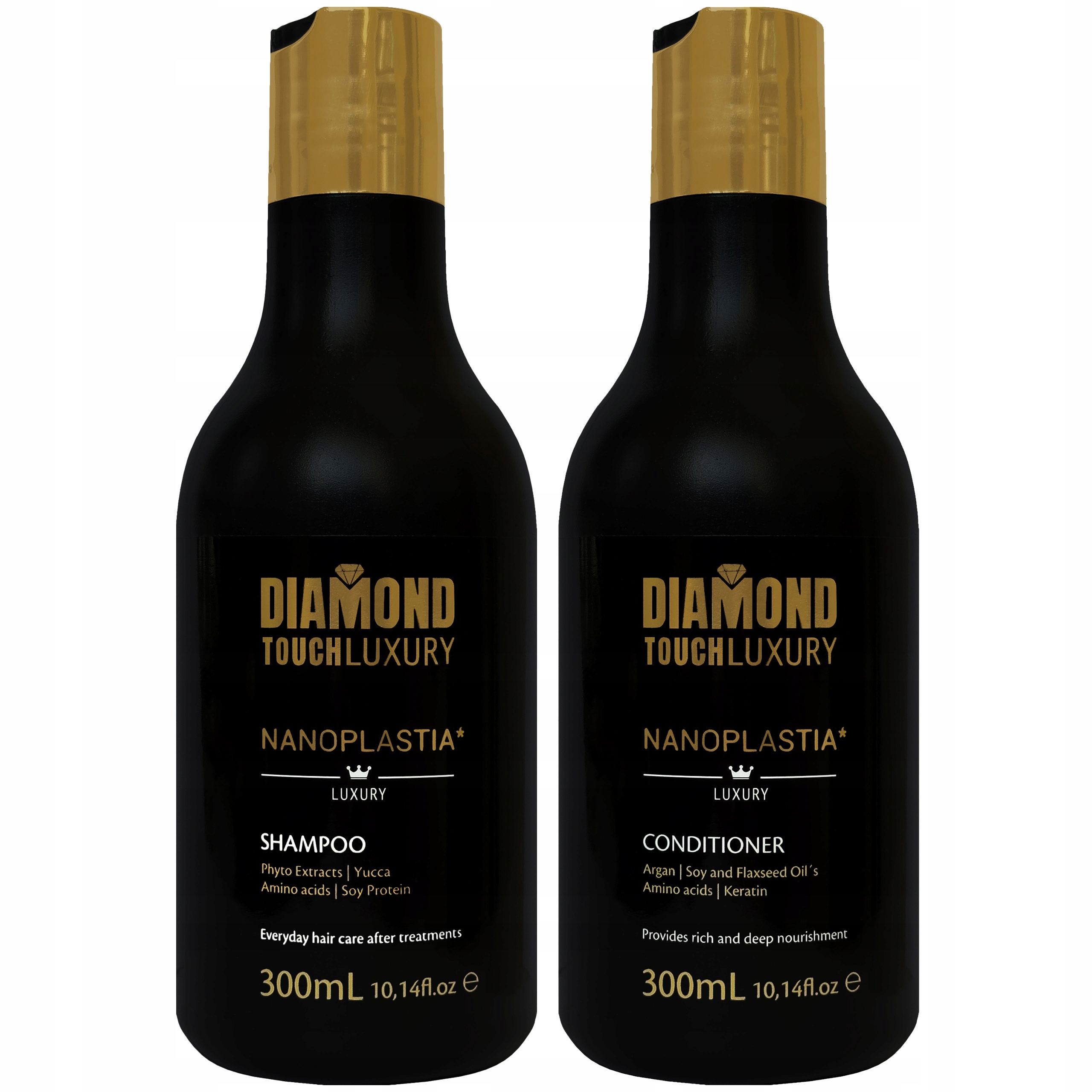 Sada Diamond Touch Luxury Šampon Kondicionér Nanoplastia 2x300 ml