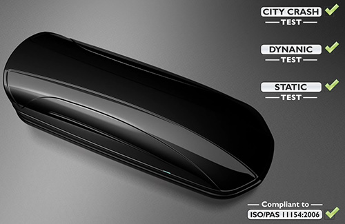 Box dachowy MENABO Mania 460 litrow czarny polysk Dopuszczalna ladownosc 75 kg