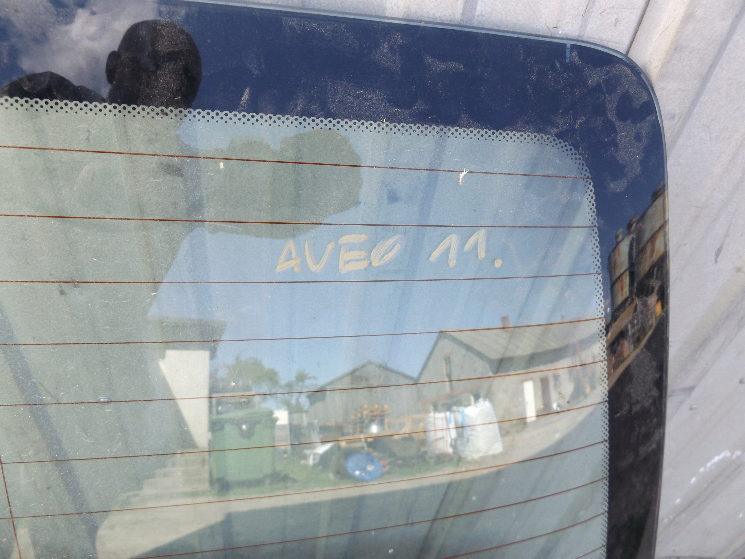 AVEO T250 SEDAN SZYBA KAROSERYJNA TYŁ Typ samochodu Samochody osobowe