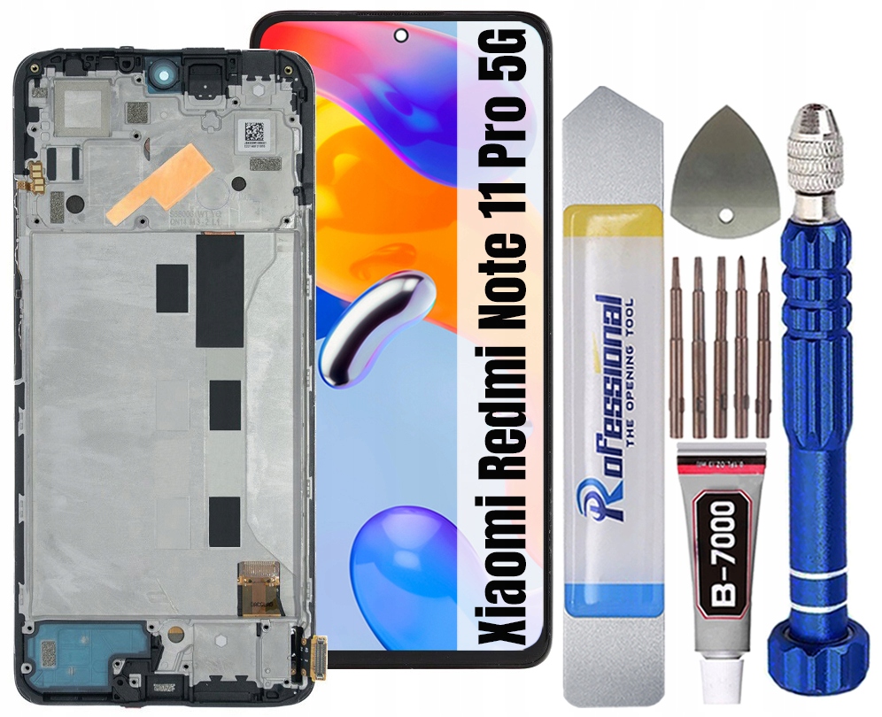 Displej Pro Xiaomi Redmi Note 11 Pro 5G Oled LCD Displej Rámeček