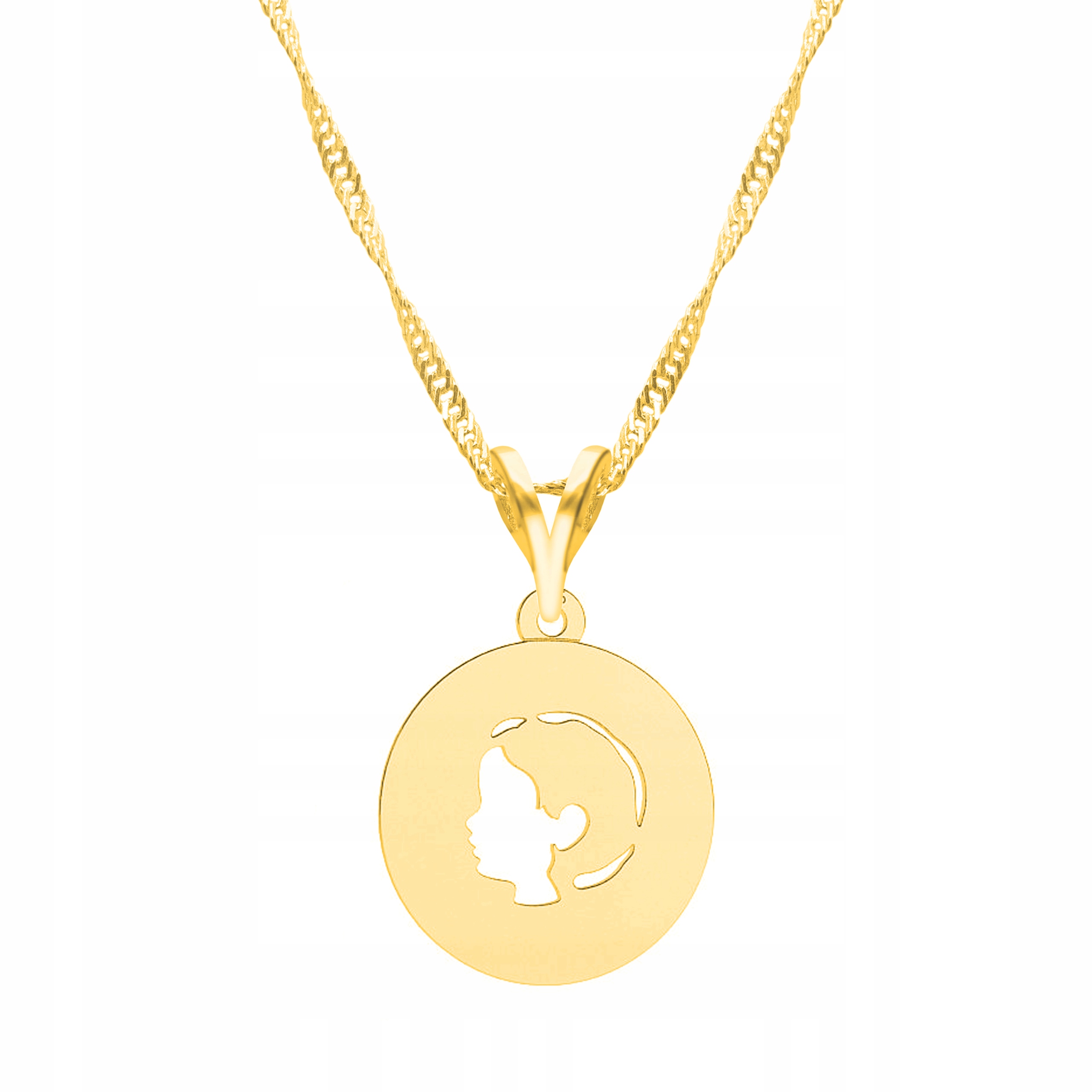 Řetízek zlatý náhrdelník 925 Chlapec Dítě