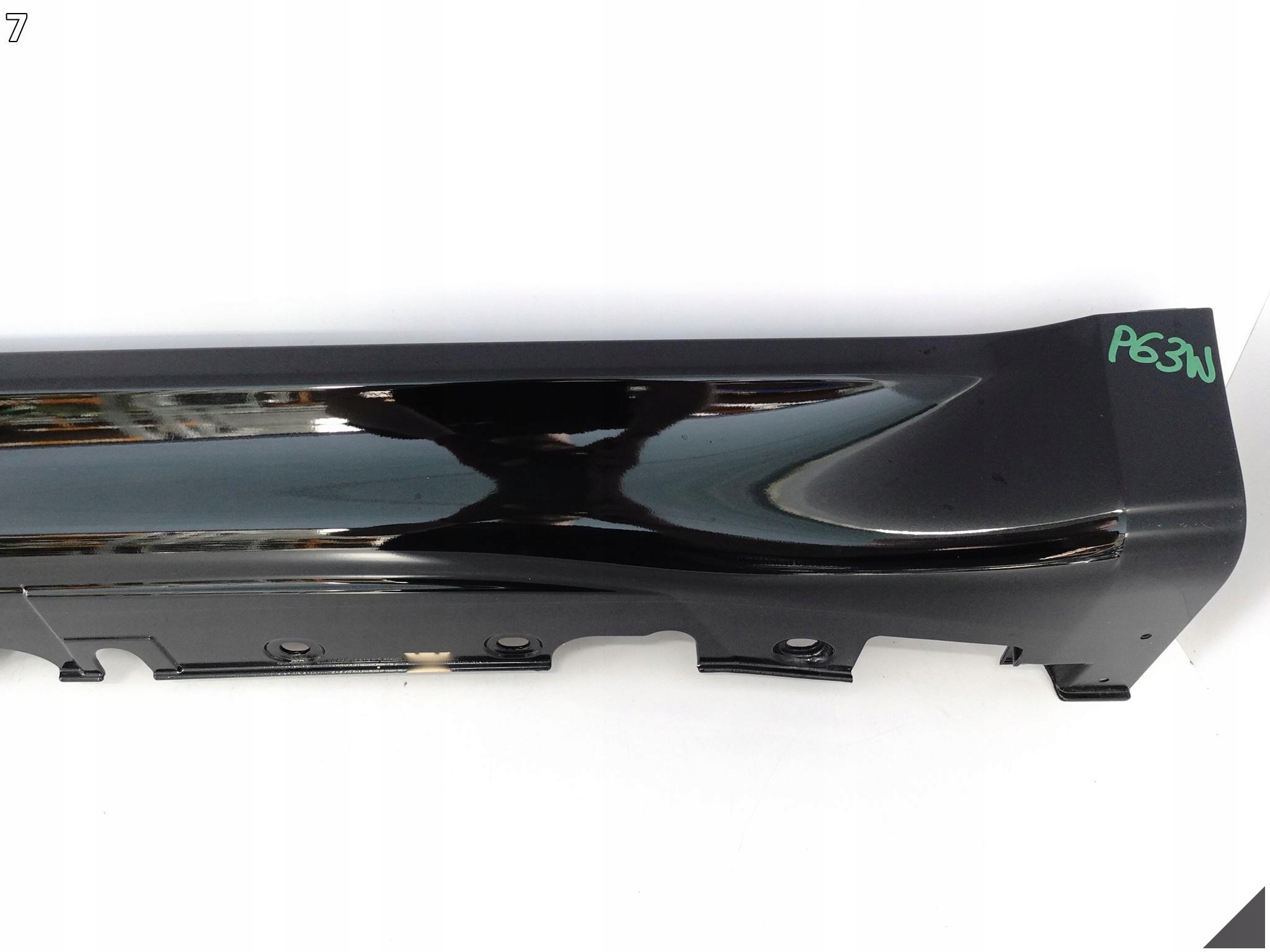 BMW X6 X6M E71 E71M M-POWER threshold moulding cap left BLACK SAPPHIRE
