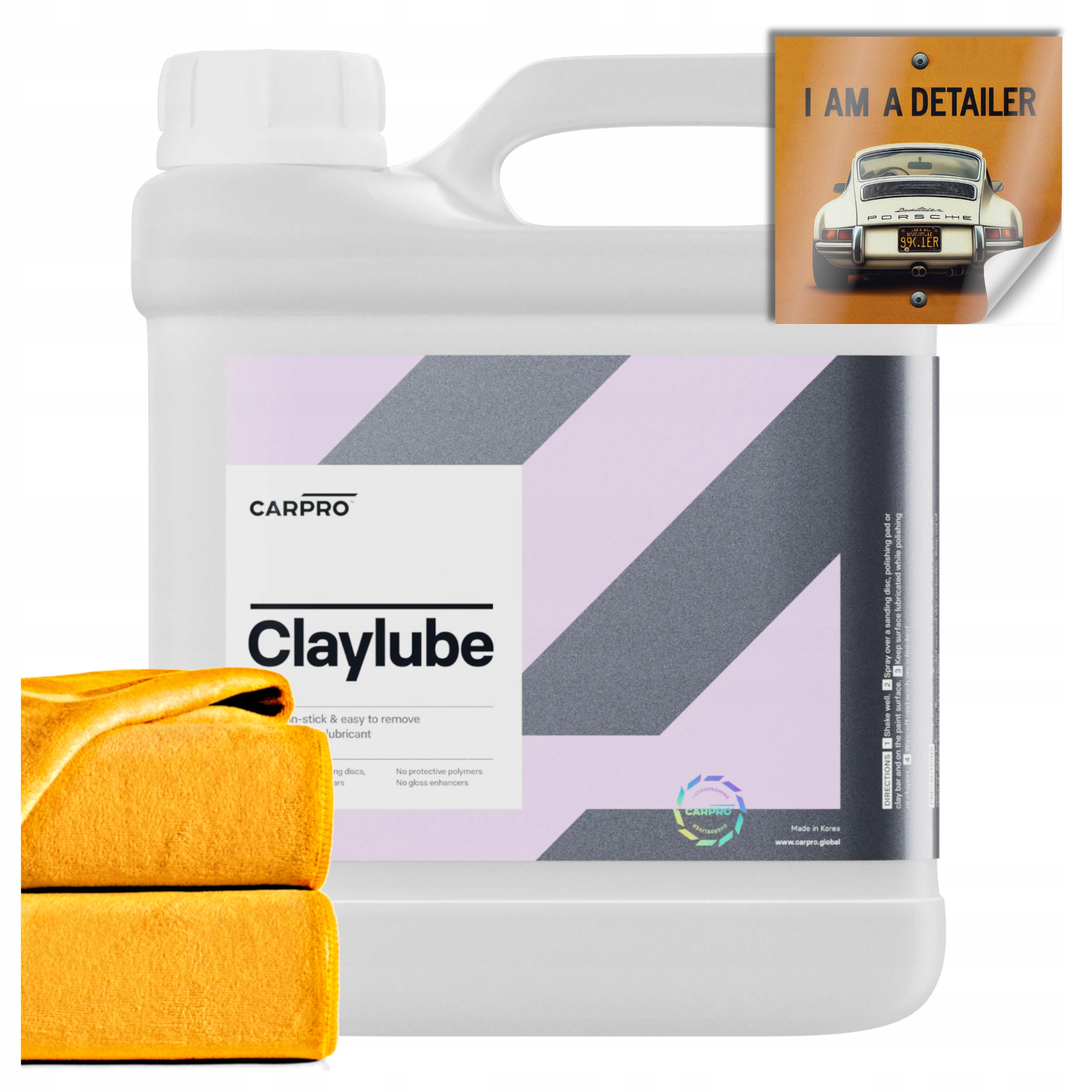 Carpro Claylube Lubrikant Glinkování laku Broušení Leštění 4L