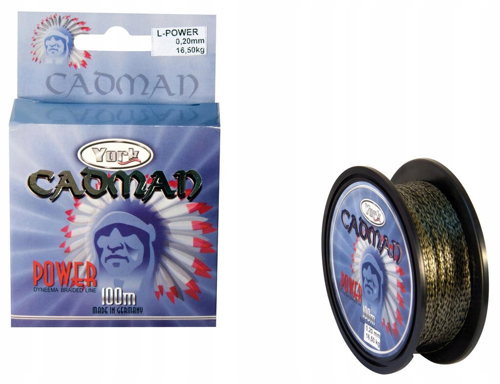 York Plecionka Cadman Xl-power 0,20mm 100m 19,1kg