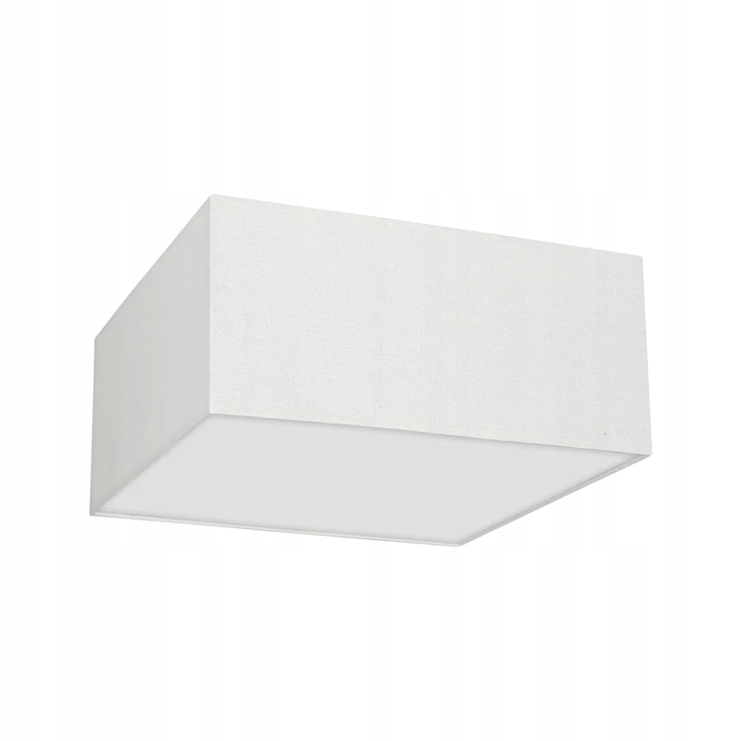 Stropná lampa Milagro Albion 2x60W E27 Štvorec Biely Stropné Svietidlo