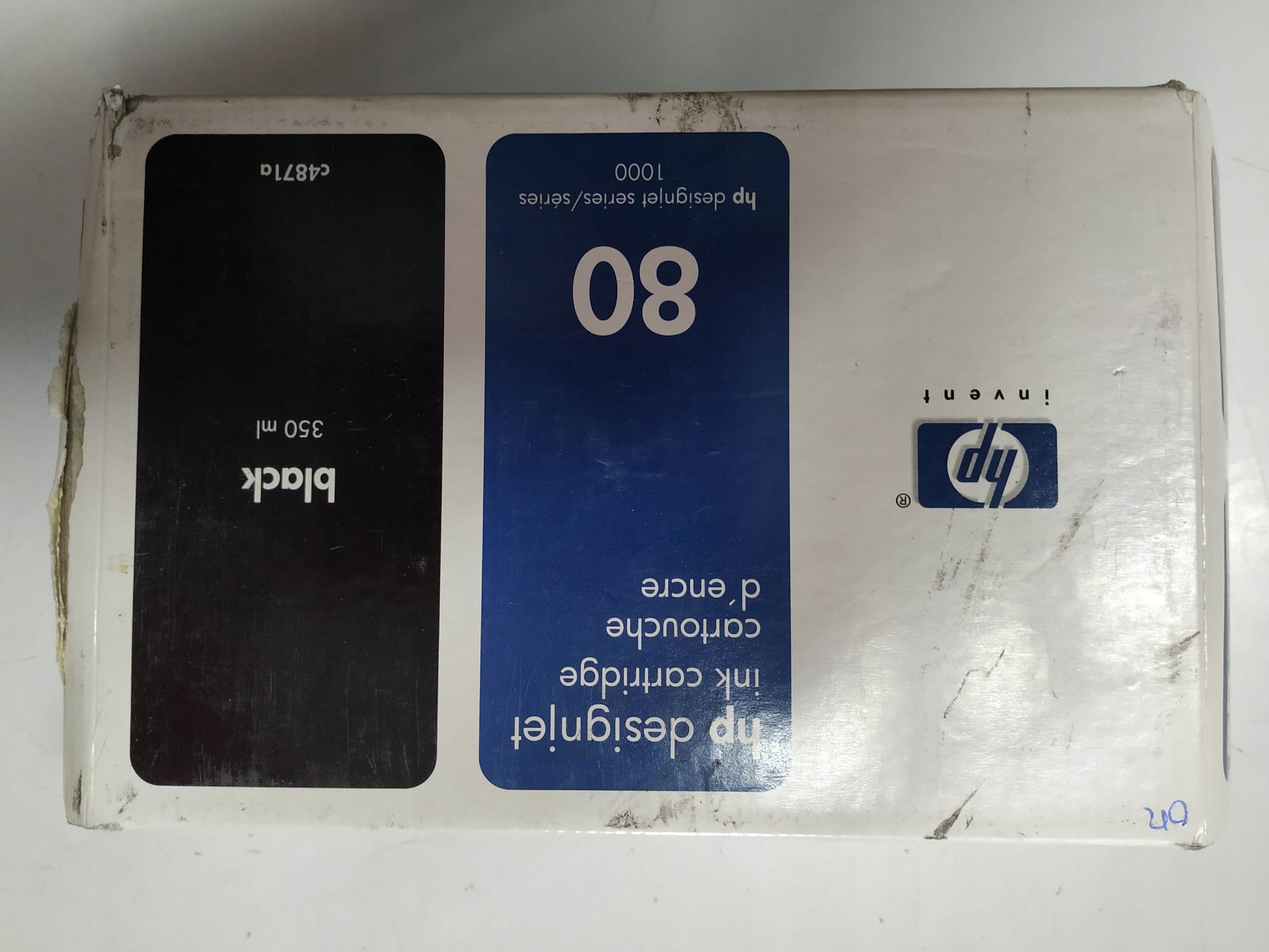 Inkoust Hp 80 C4871A 350 ml černý Black Orig. Loď