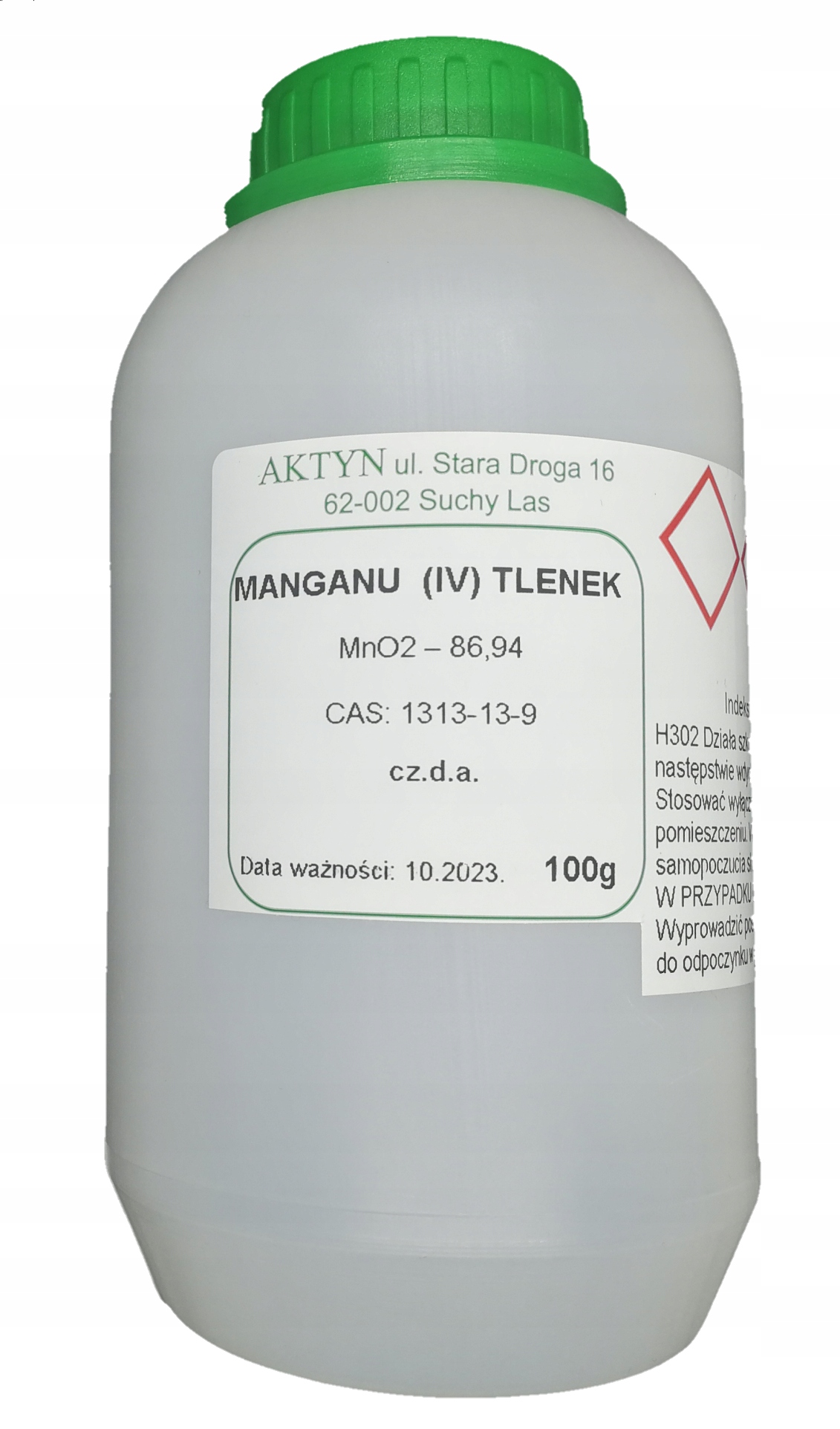 

Tlenek Manganu (VI) cz.d.a. 100g.