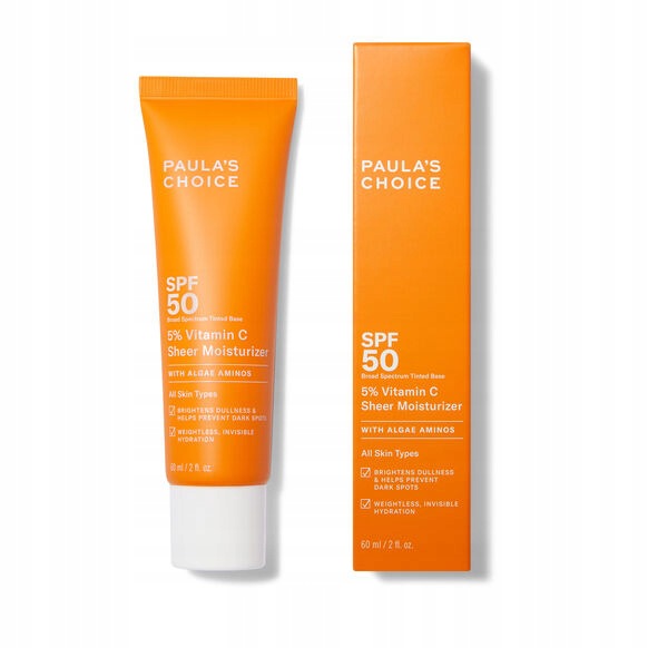 Paula's Choice 5% Vitamin C Sheer Moisturizer SPF50 Krem Filtr 60ml