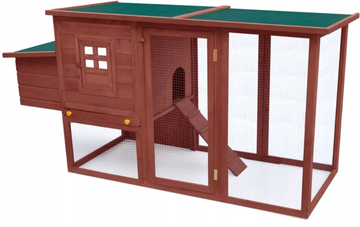 Klietka Pre Kurov, drevený kurník s jednou klietkou na vajcia