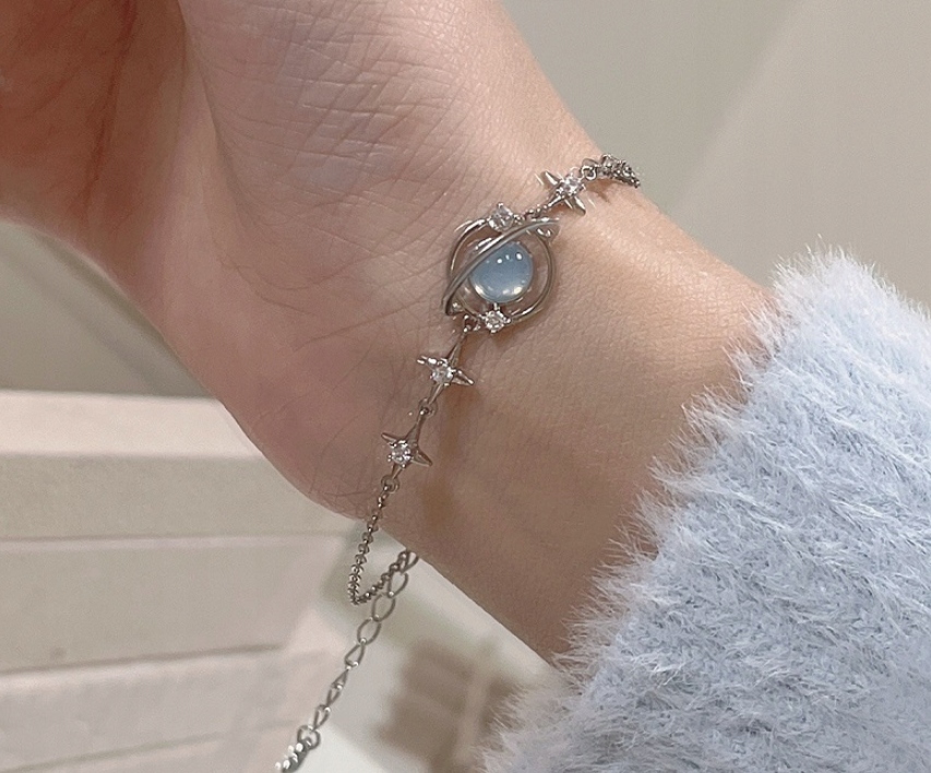 Bransoletka Saturn Łańcuszek Planeta Y2K Marka Inna marka