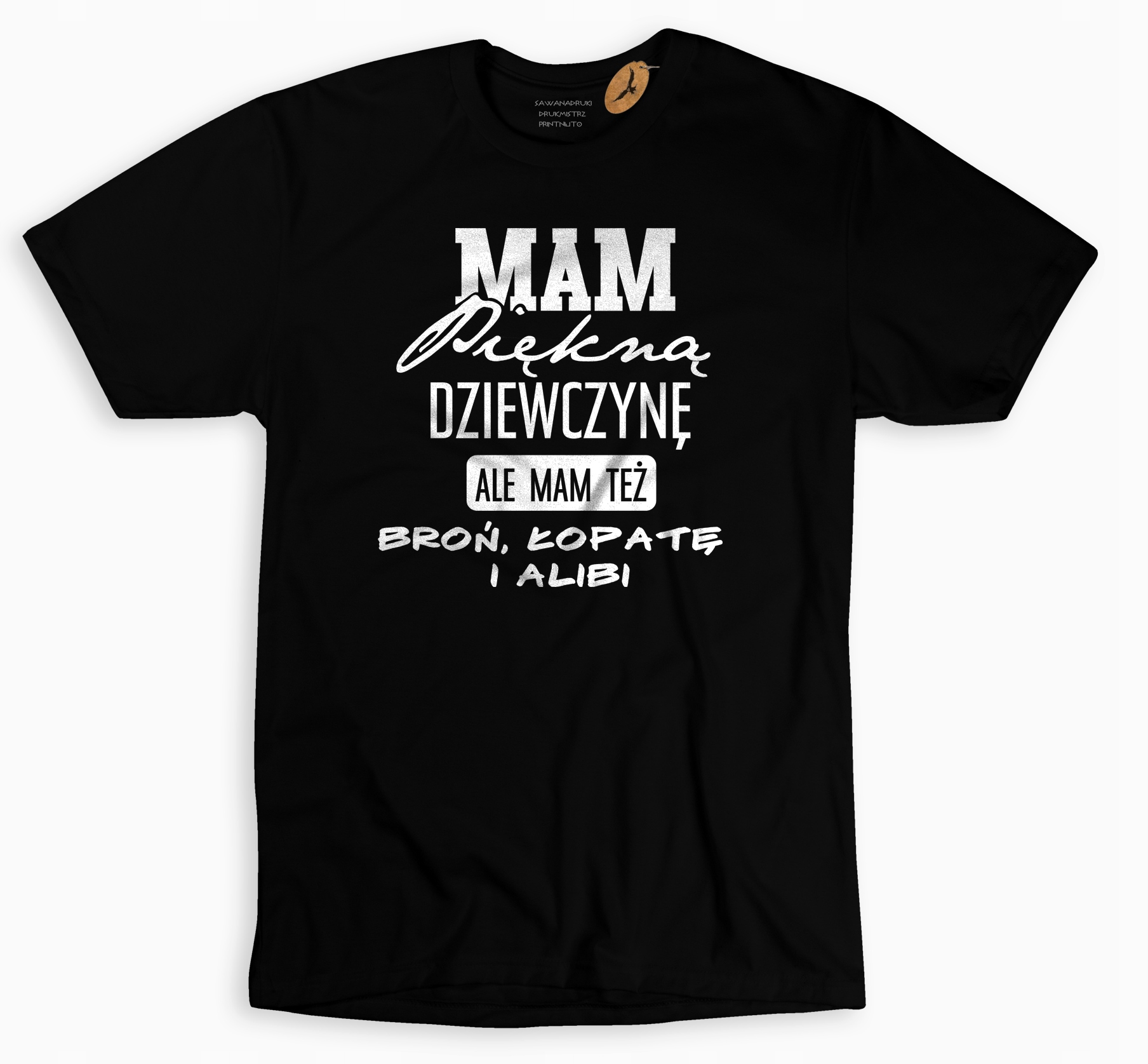 

Koszulka dla chłopaka na Walentynki Mam piękną...