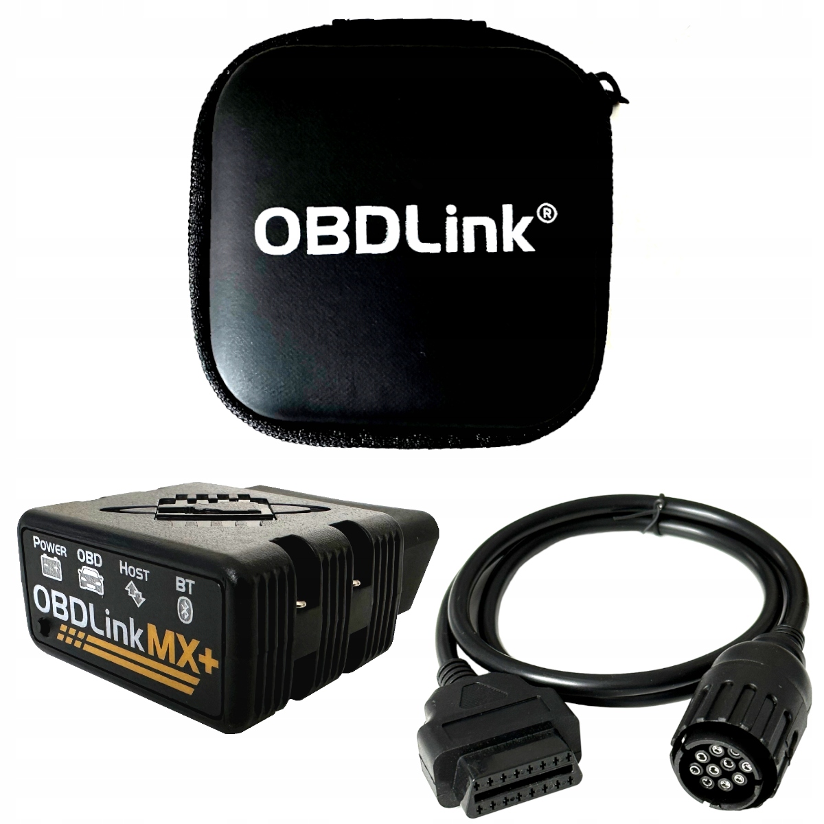 OBDLink MX+ Diagnostické rozhranie OBD2 Puzdro 10-pinový adaptér Bmw