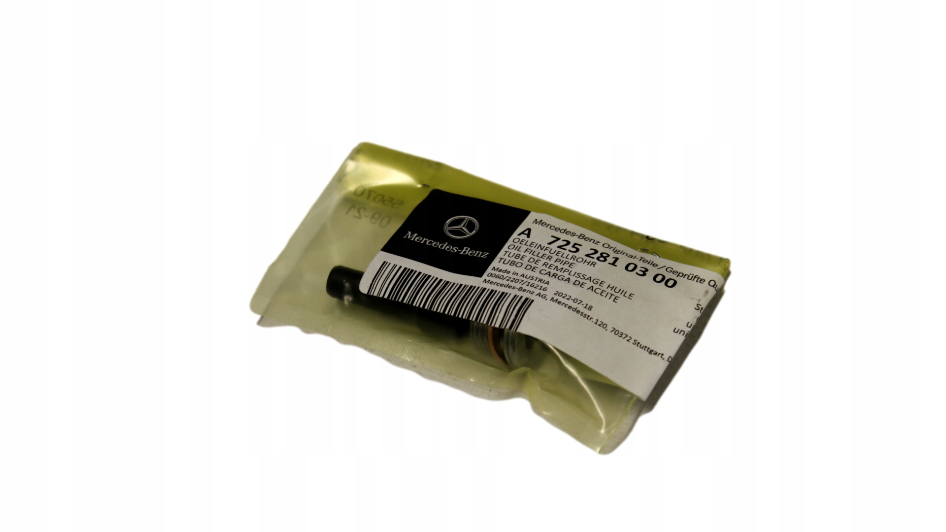 Mercedes 9G-TRONIC trubka pro olejovou nádrž převodovky automat