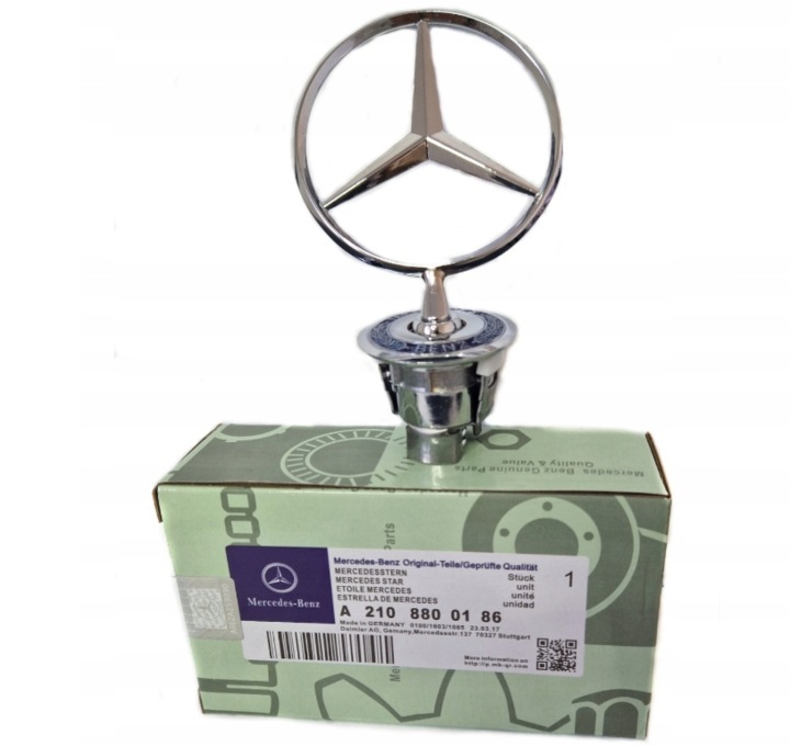 Emblemat Logo Znaczek celownik gwiazda na maskę Do Mercedes A2108800186