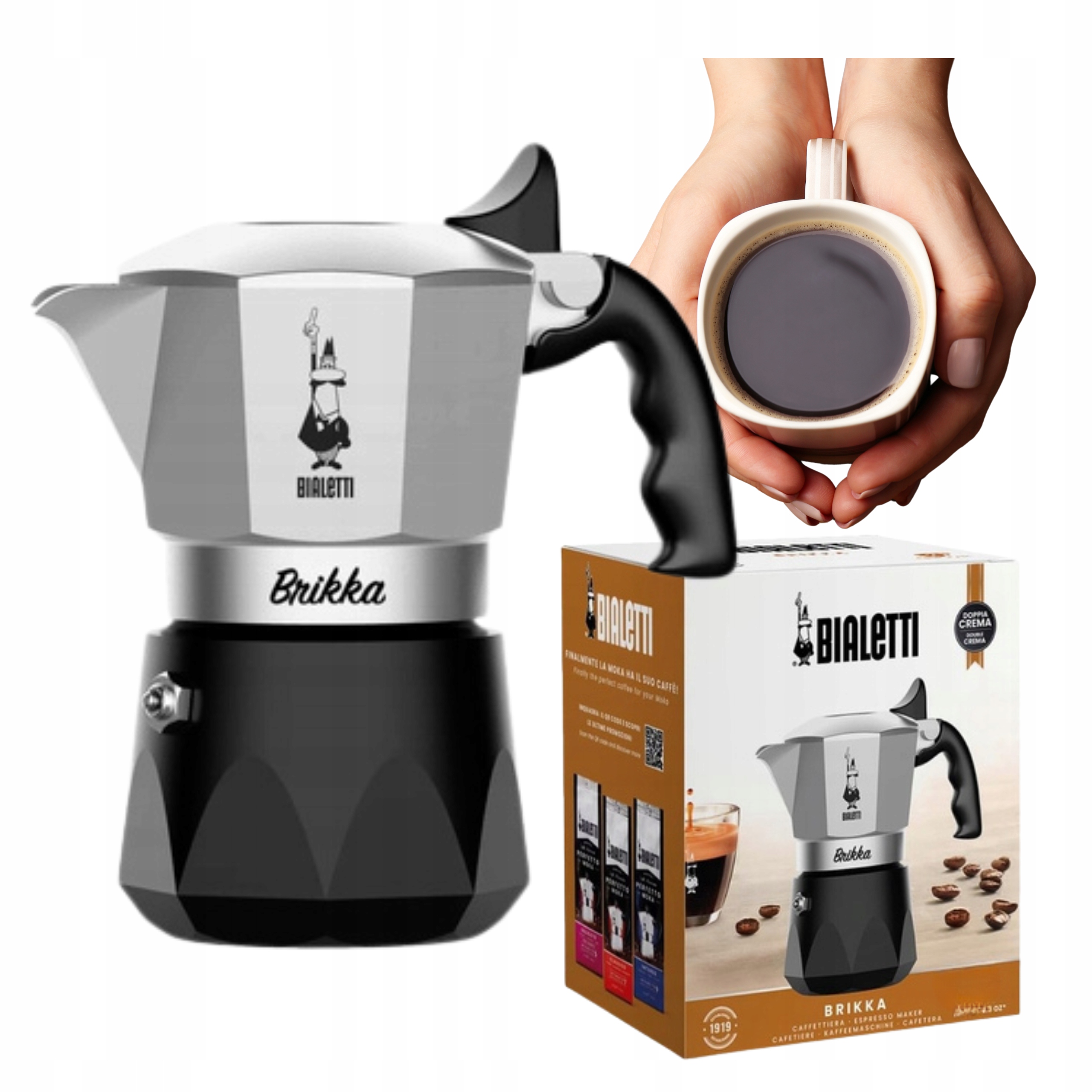 Bialetti kawiarka New Brikka 2023 4tz