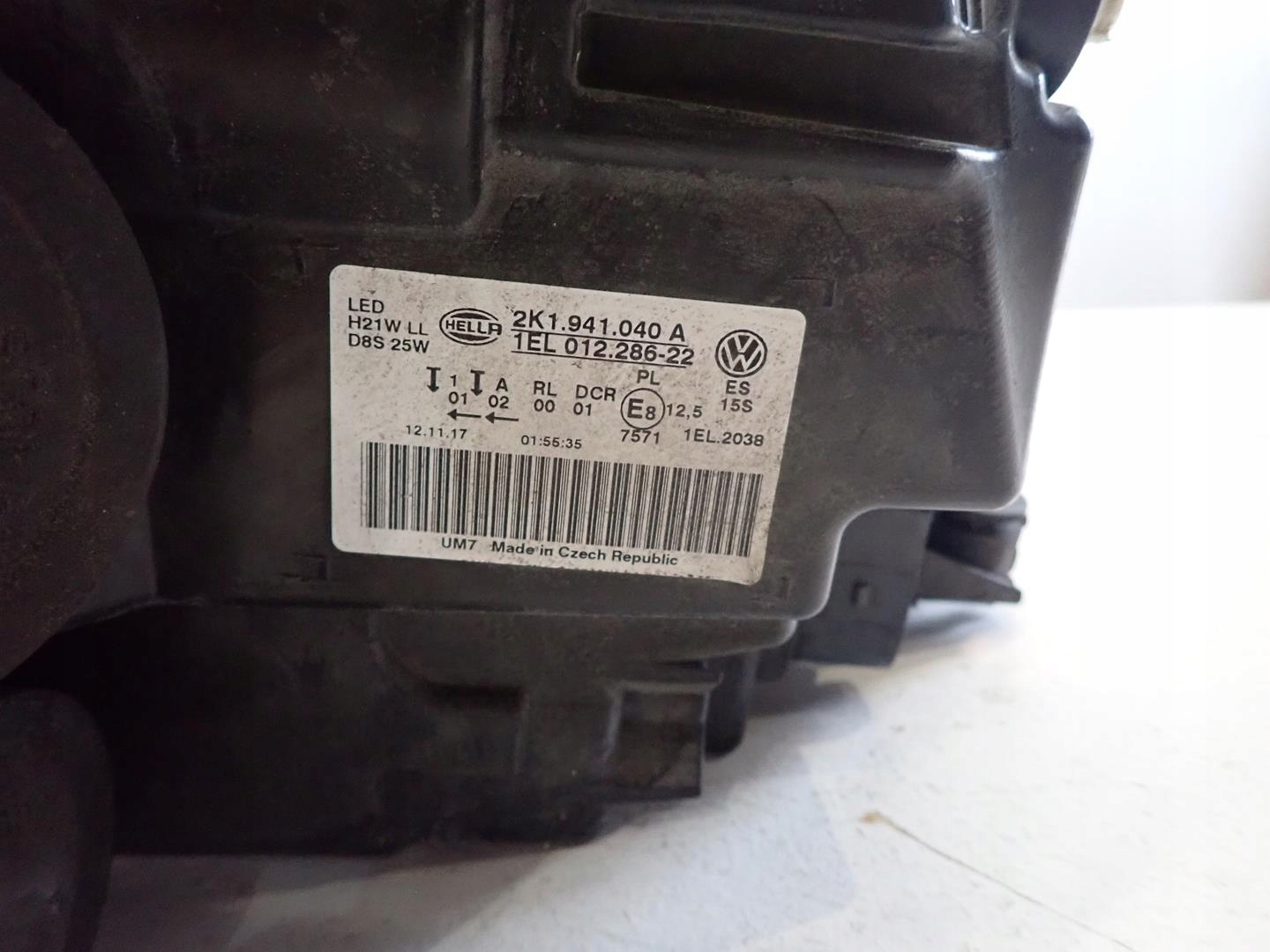 light front front right VW CADDY 2015- BI-XENON 2K1941040A