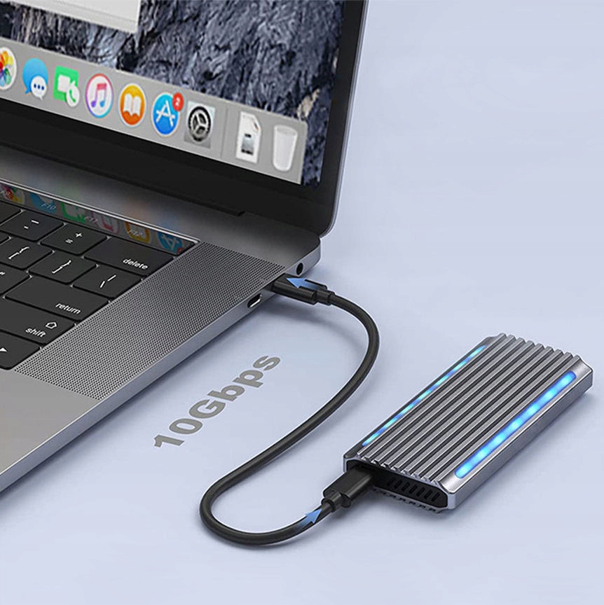 Adapter obudowa dysku M.2 NVME NGFF SSD USB C 3.1 Kod producenta Obudowa dysku M.2 NVME NGFF SSD NOVAZA TECH